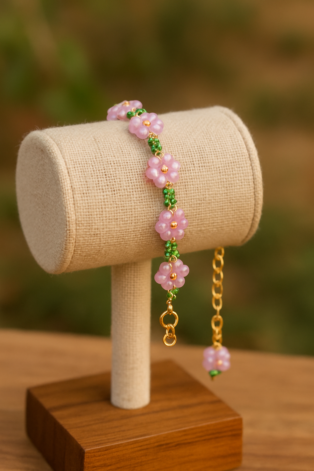 Sparkling A Bracelet That Blooms With You, Blooming on Your Wrist”