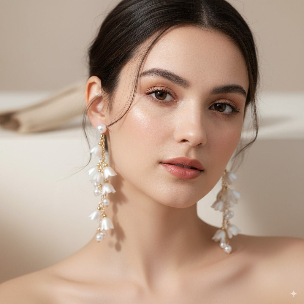 Earrings, Dangle Earrings, Drop Earrings, Fashion Jewelry, Statement Earrings, Wedding Earrings.